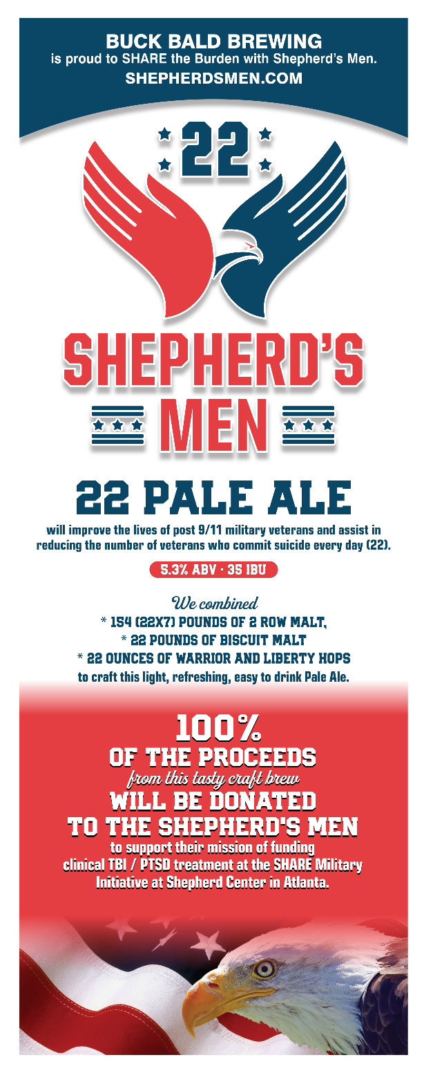 Buck Bald Brewing 22 Pale Ale poster